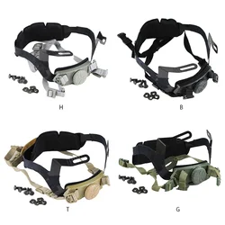 Sistema suspensión correa interior para casco táctico militar