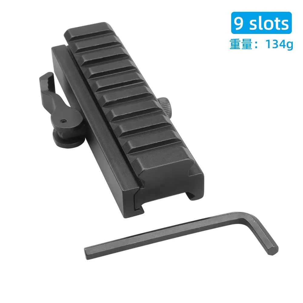 Soporte óptica táctica de aluminio desmontaje rápido Picatinny - imagen 5