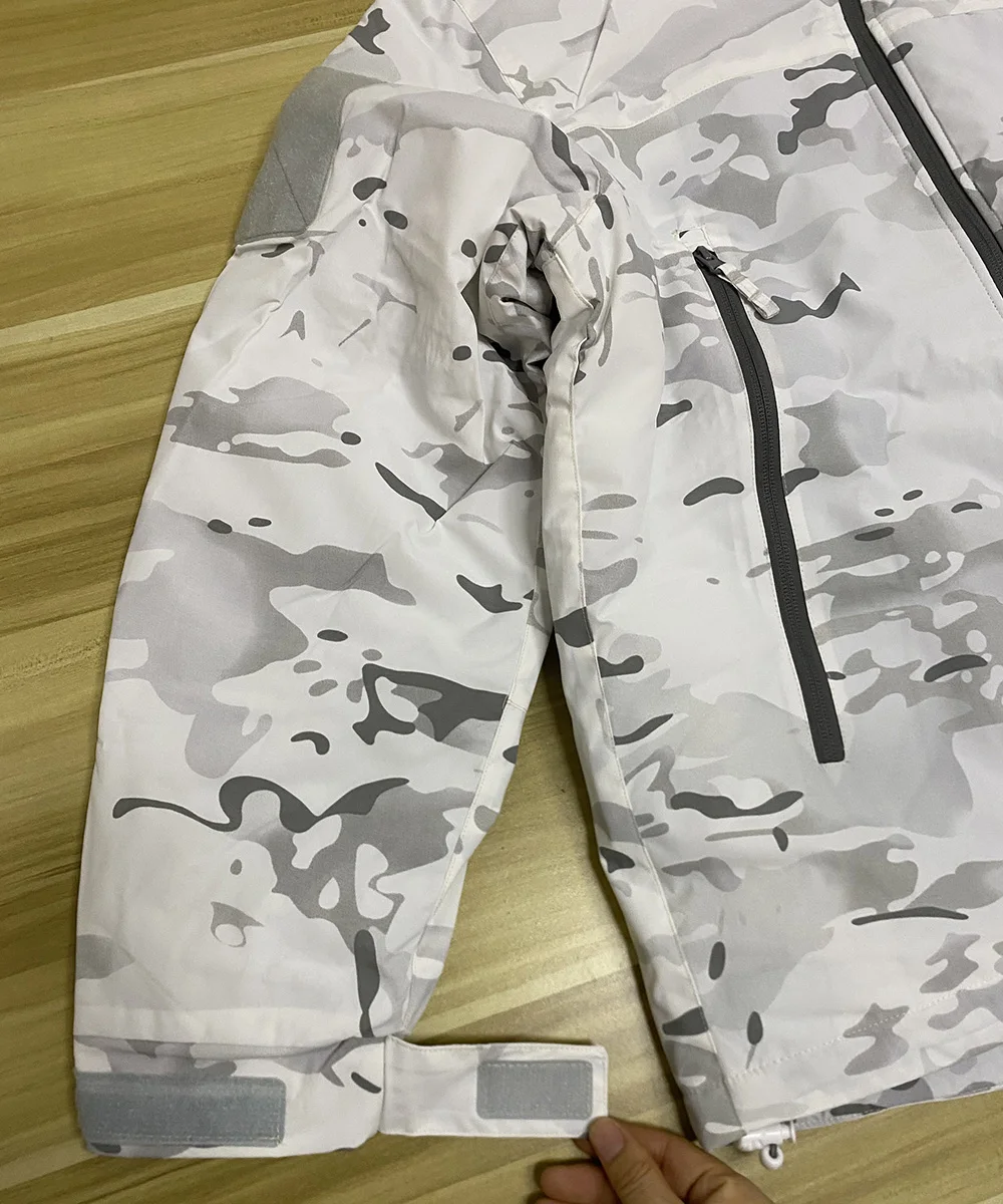Abrigo táctico polar antifrío L7 camuflaje para nieve invierno - imagen 2