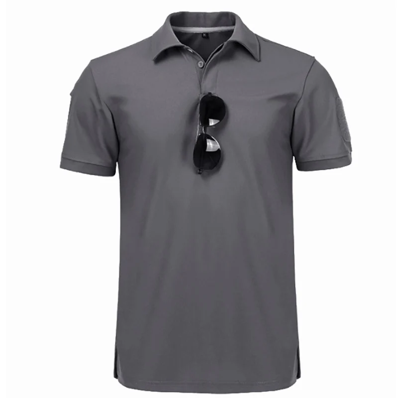 Camiseta táctica militar transpirable manga corta – Senderismo y entrenamiento - imagen 4