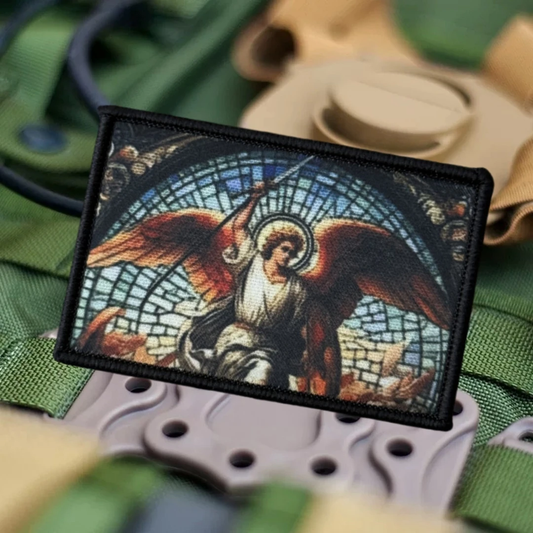 Parche velcro San Miguel Arcángel – Morale táctico para mochila - imagen 5