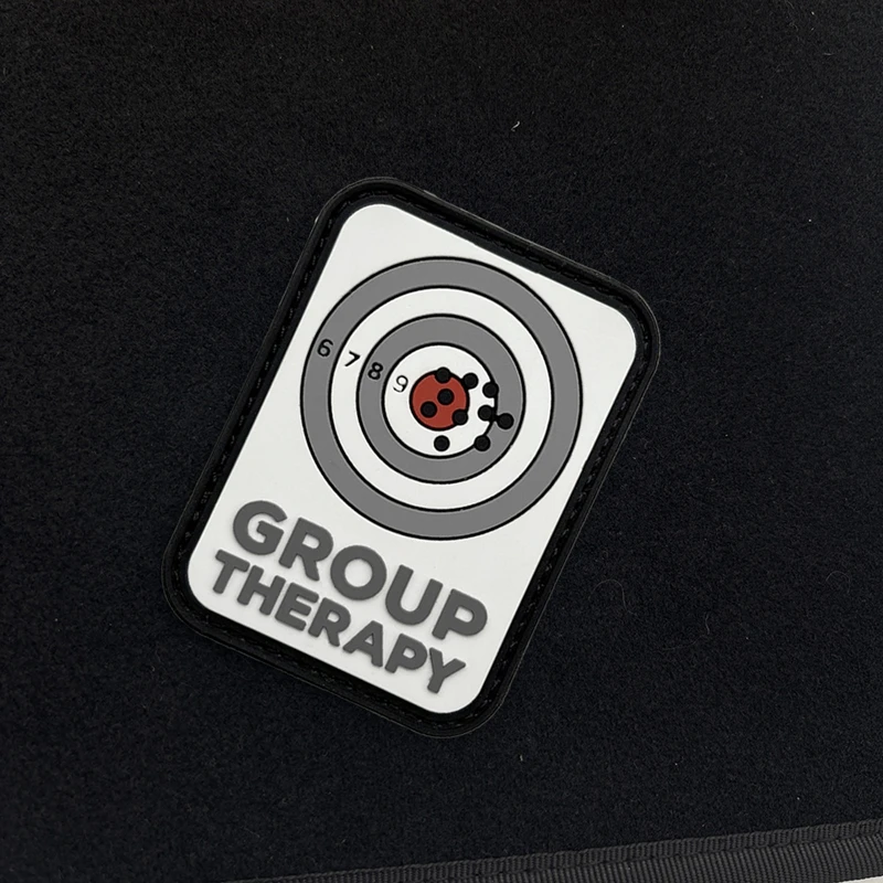 Parche táctico PVC gancho y bucle insignia moral centro de tiro - imagen 4