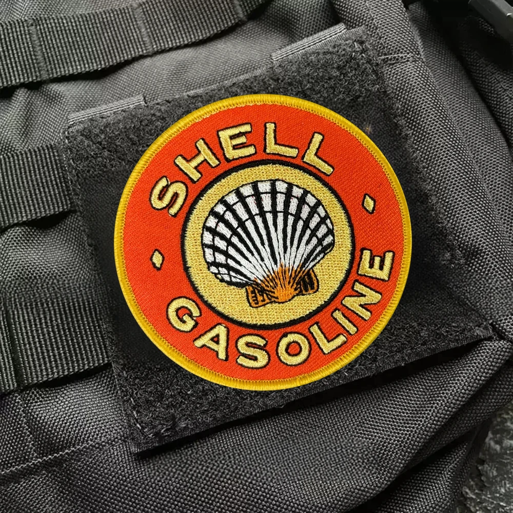 Parche táctico bordado concha – Insignia militar para mochila y casco - imagen 3