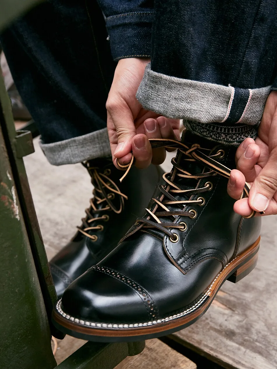 KOWM Botas de senderismo impermeables piel de vaca Goodyear - imagen 4