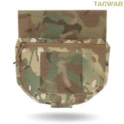 Bolsa carga MOLLE abdominal táctica – velcro chaleco