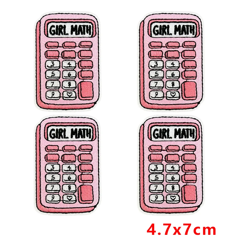 Parche termoadhesivo bordado Black Pink: corazones, mariposas y ojos