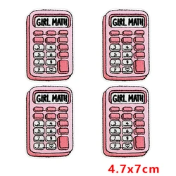 Parche termoadhesivo bordado Black Pink: corazones, mariposas y ojos