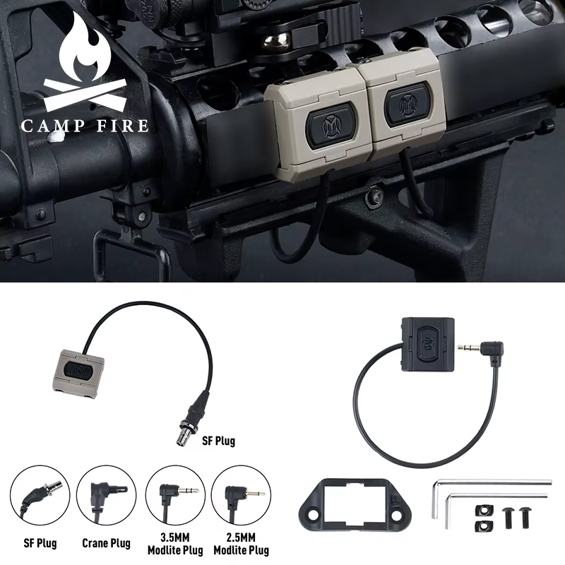 ModButton Interruptor Presión Remoto Linterna Táctica SureFire M300 M600 MLok - imagen 2
