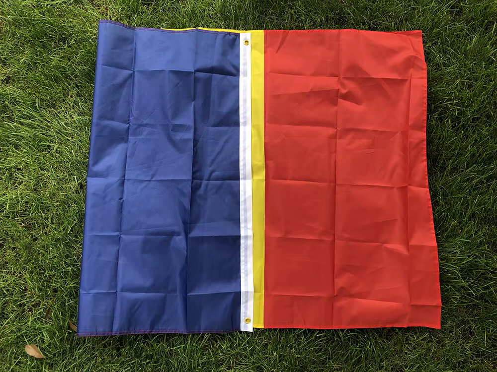 Bandera Rumanía poliéster estilo militar decorativa para colgar - imagen 3