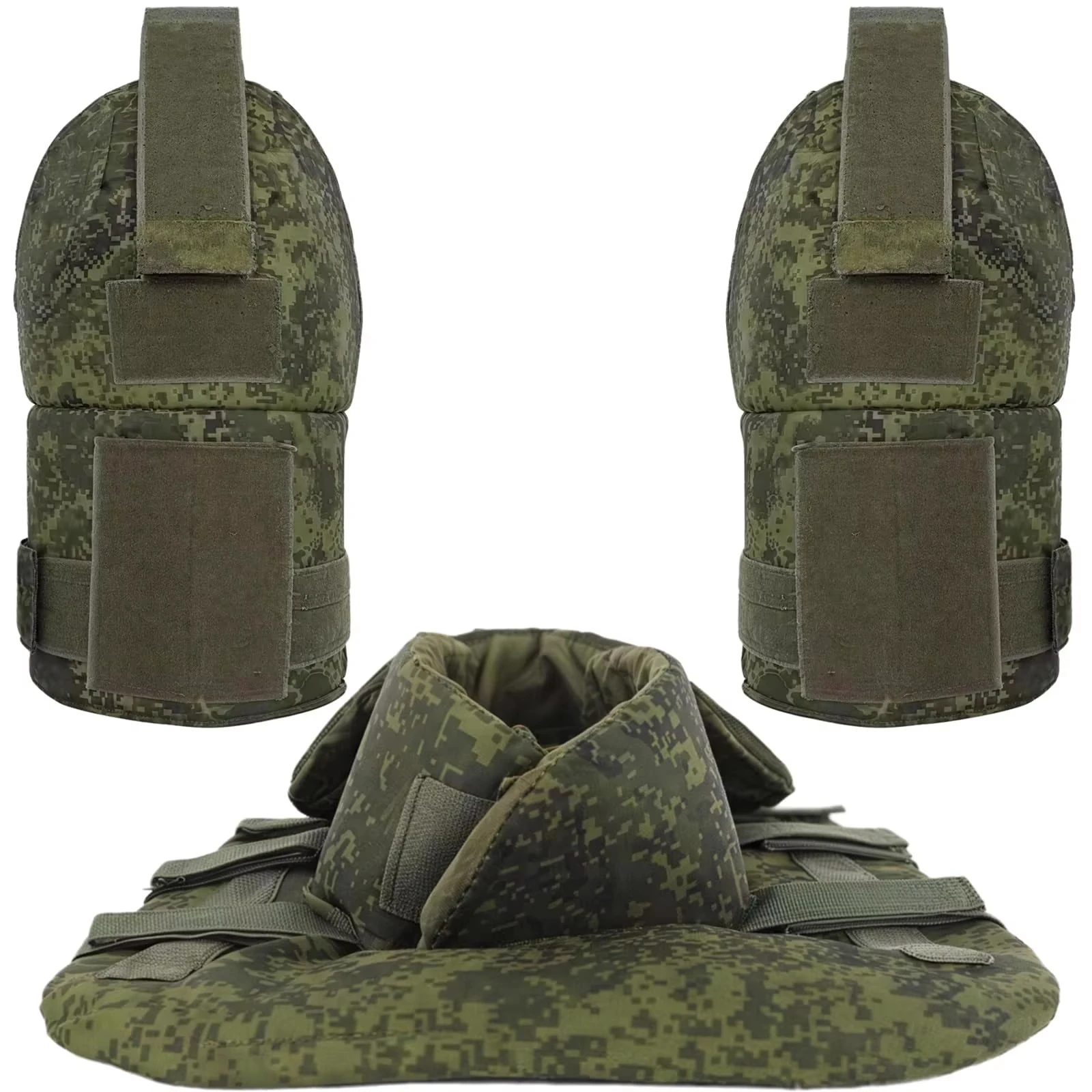 Almohadillas tácticas airsoft para hombros y cuello – chaleco ruso - imagen 4