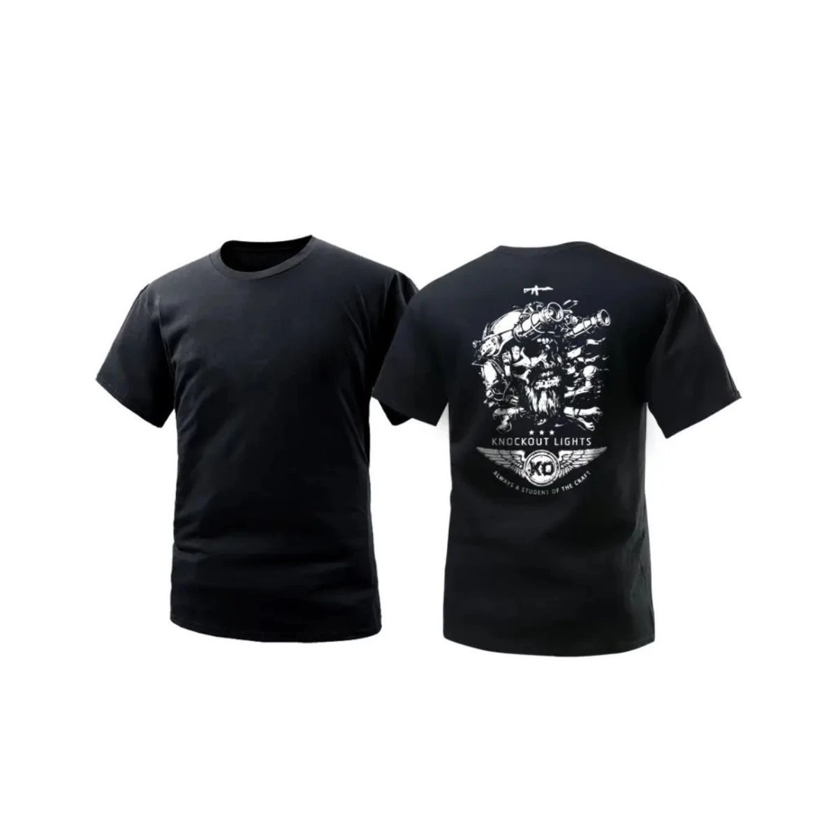 Camiseta táctica estampado retro americano manga corta cuello redondo - imagen 5
