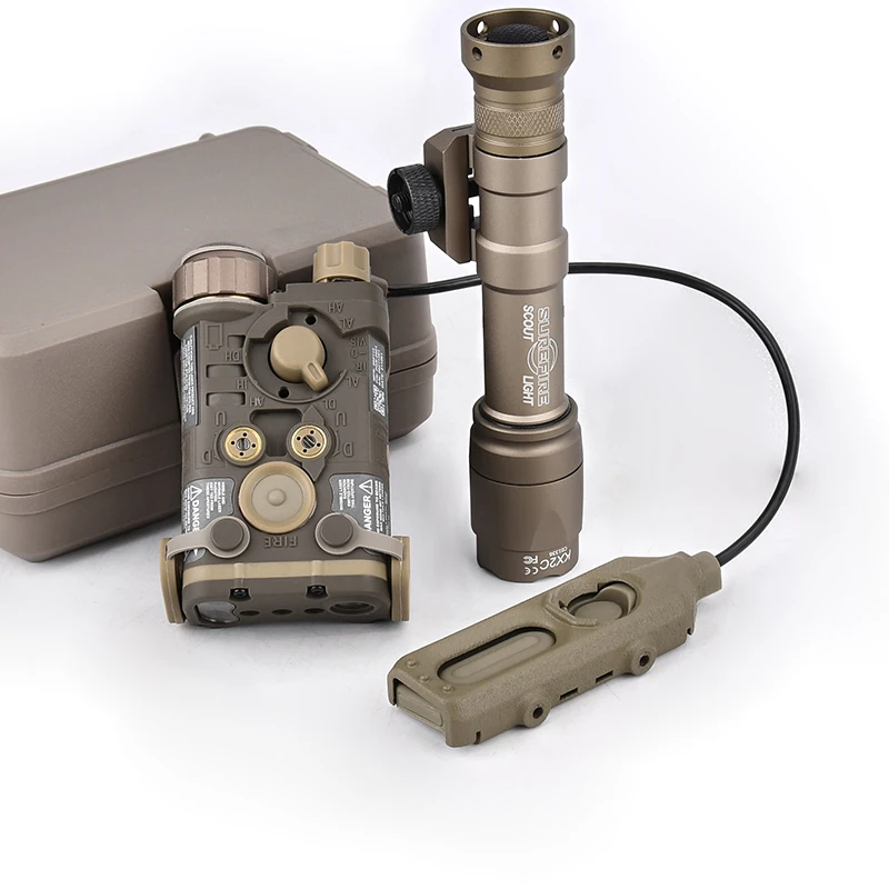 L3 NGAL láser IR verde rojo con linterna SureFire carril Picatinny - imagen 2