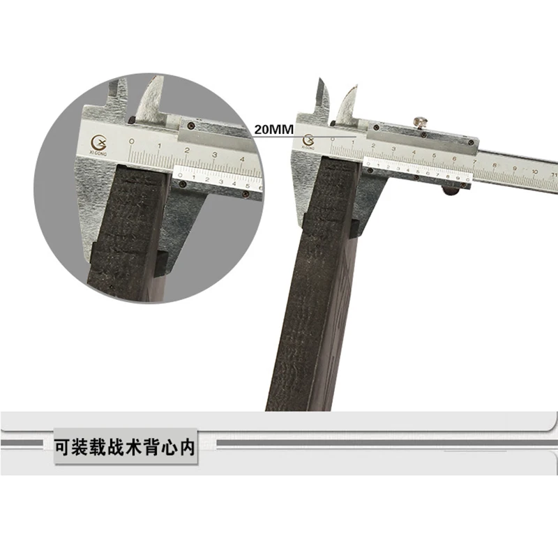 Placa de inserción EVA vista lateral