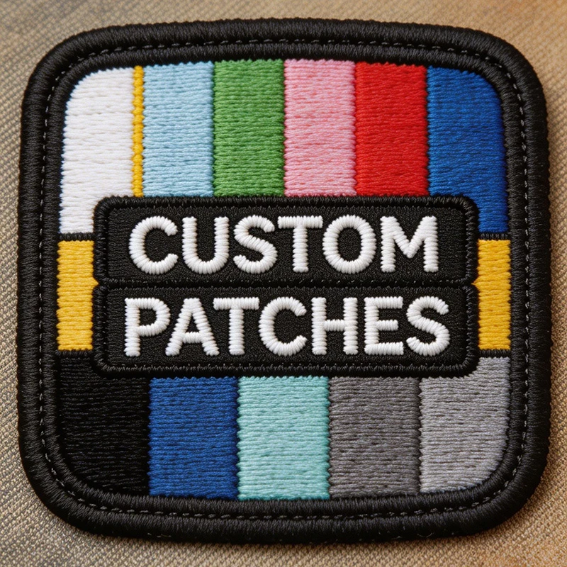 Parches bordados personalizados con diseño y logotipo