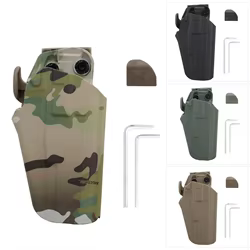 COLT 1911 Funda táctica muslo compatible Glock mano derecha