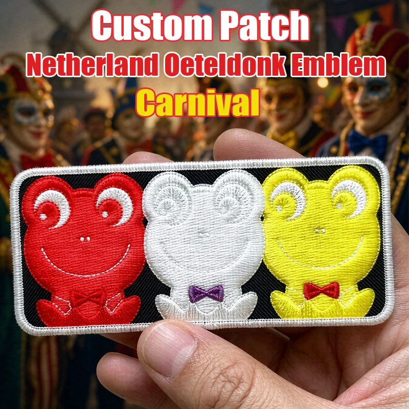 Parche bordado personalizado Oeteldonk – Emblema de Carnaval - imagen 3