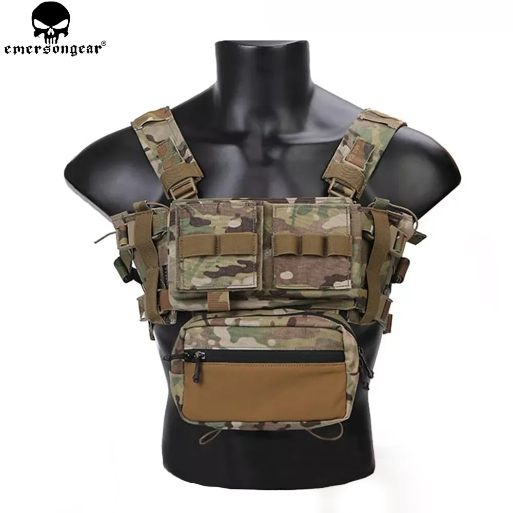EMERSONGEAR Aparejo de Pecho Micro Fight MK3 – Airsoft Multi-camo