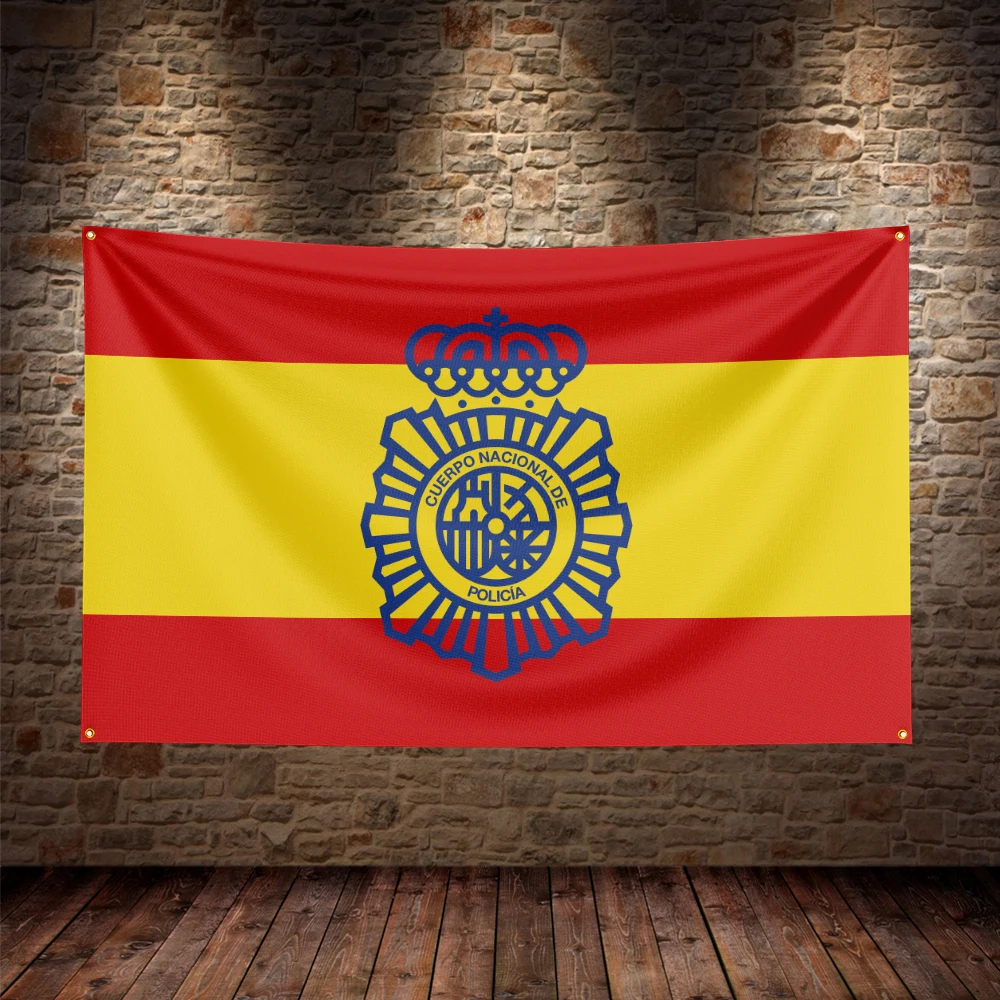 Bandera Policía Nacional de España para decoración de pared - imagen 4