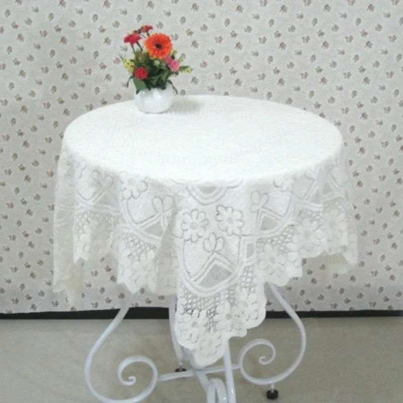 Mantel de encaje beige antideslizante para sofá, retro lujo ligero - imagen 3