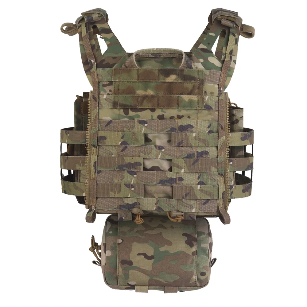 JPC Serie R Chaleco táctico portaplacas modular MOLLE liberación rápida - imagen 2