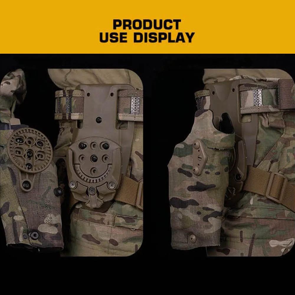 Adaptador funda táctica giratorio para airsoft y caza al aire libre - imagen 5