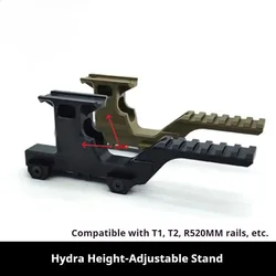 Element Hydra UNITY base Picatinny elevadora – Montaje metálico táctico