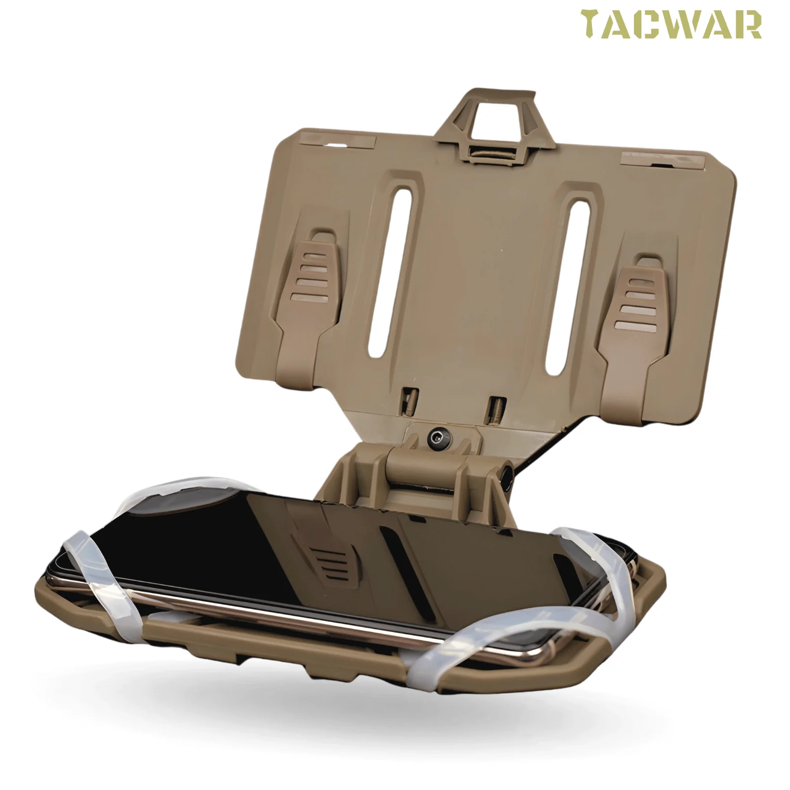Chaleco táctico portaplacas MOLLE con acceso rápido y porta móvil