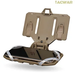 Chaleco táctico portaplacas MOLLE con acceso rápido y porta móvil