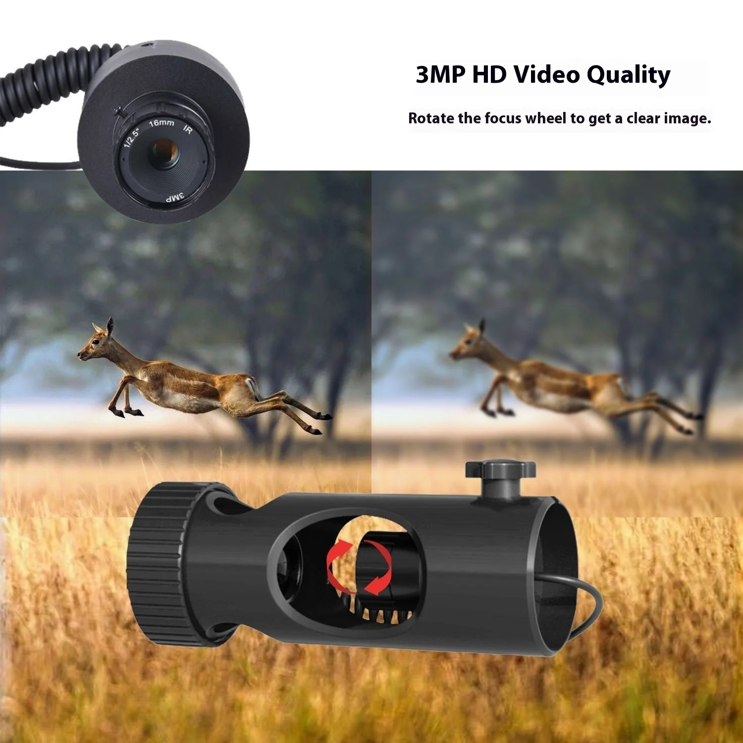 Visión nocturna monocular infrarrojo IR para caza con foto y vídeo - imagen 5