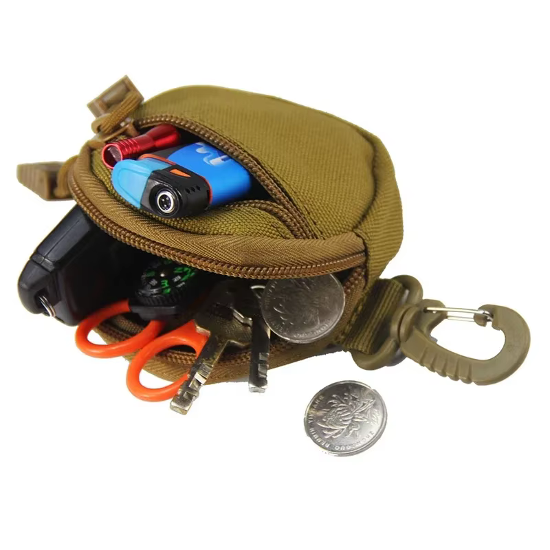 Bolsa táctica MOLLE mini bolsillo para auriculares con gancho - imagen 2
