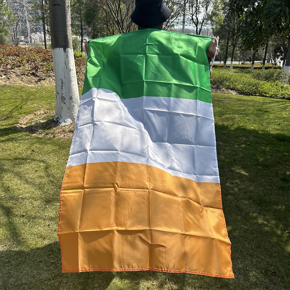 Bandera de Irlanda de poliéster tipo chal para interior y exterior - imagen 5