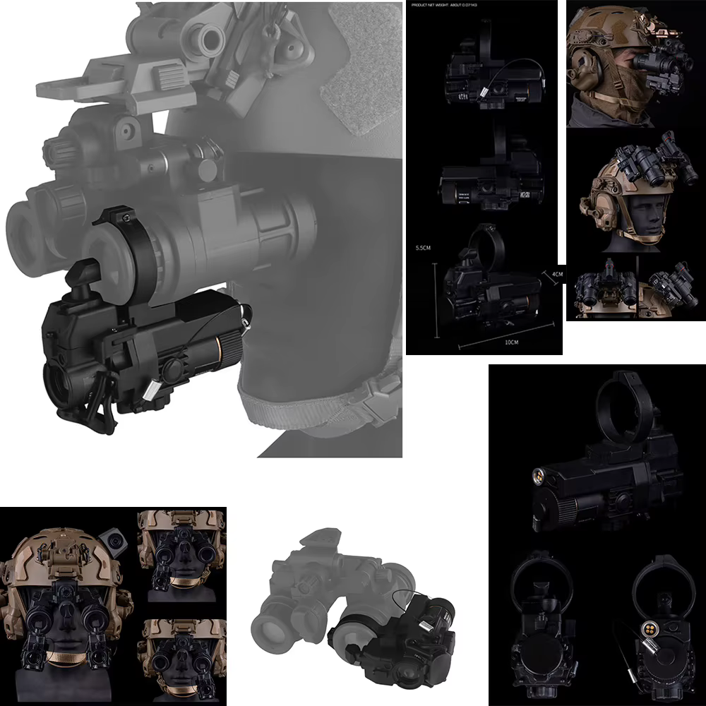Réplica visor nocturno compatible PVS14 y GPNVG Airsoft - imagen 2