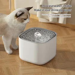 Bebedero para gatos con filtro de recirculación automático USB