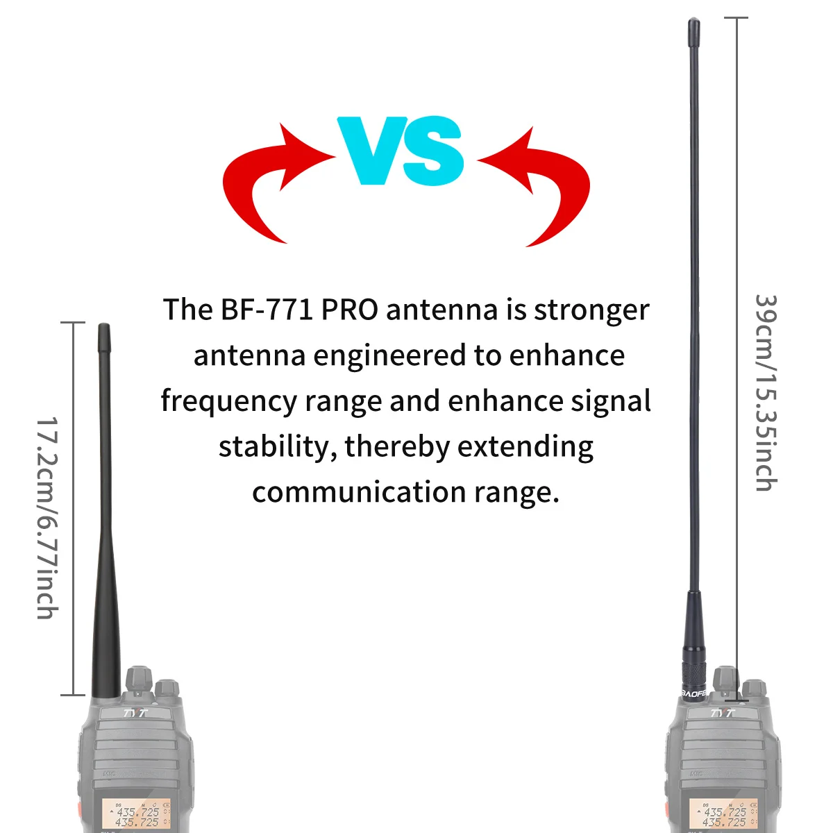 Baofeng BF-771 Pro – Walkie talkie dual band VHF/UHF SMA - imagen 5