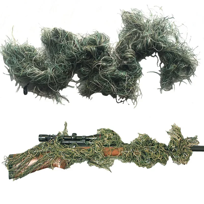 Funda táctica envolvente elástica para pistola airsoft ghillie - imagen 4