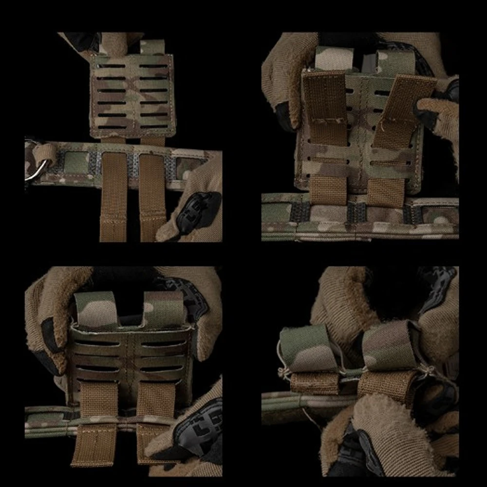 Portacargadores MOLLE Tipo K para pistola y cinturón, Airsoft - imagen 2