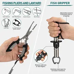 Mochila de pesca táctica con soporte para caña y cajas de aparejos