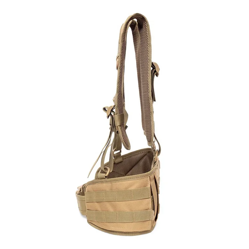 Chaleco táctico MOLLE para airsoft, paintball, caza y uso militar