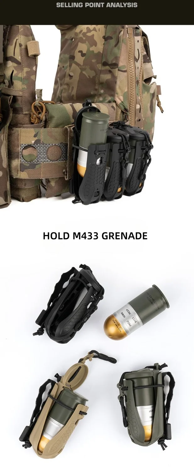 Vista del accesorio de almacenamiento para M433 dummy