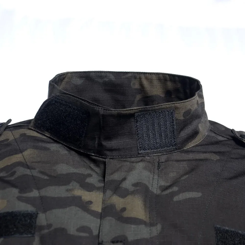 CP Conjunto Uniforme Negro Multicam Táctico Hombre Deportivo - imagen 3