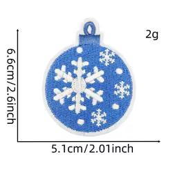Parche bordado oso polar – Invierno termoadhesivo para ropa