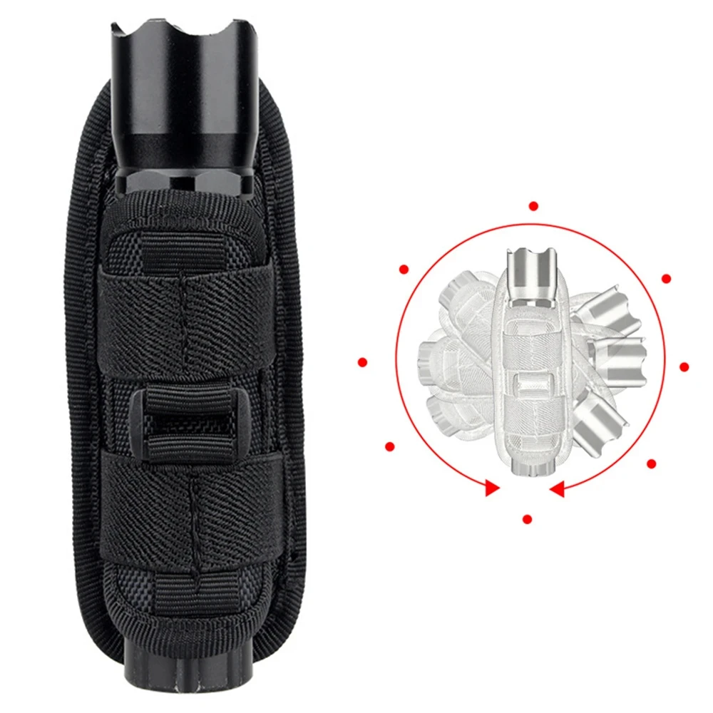 Funda táctica linterna giratoria de cinturón ripstop - imagen 2