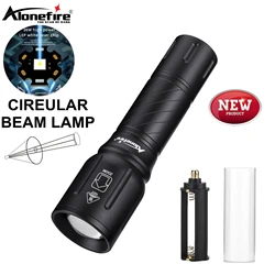 Alonefire Linterna táctica LED con Zoom y haz potente outdoor
