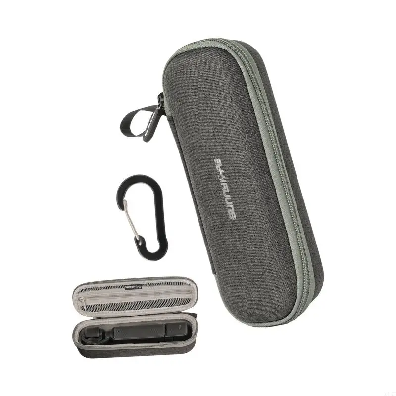 Estuche gris con protección moldeada