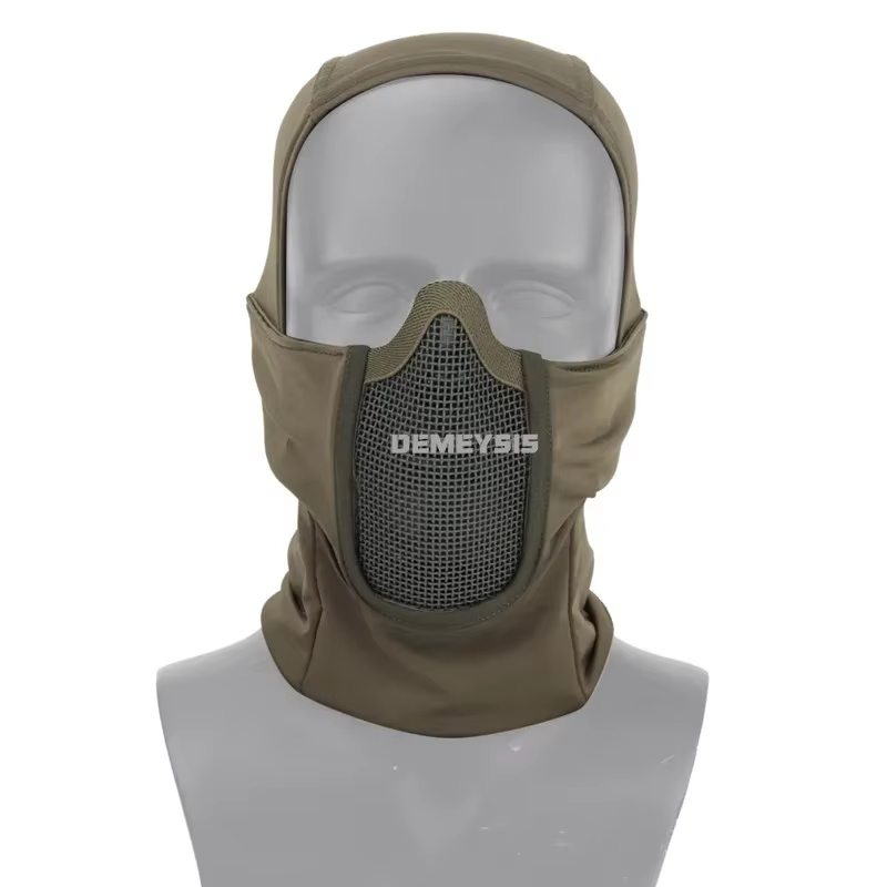 Máscara táctica de malla con pasamontañas para Airsoft y Paintball - imagen 5