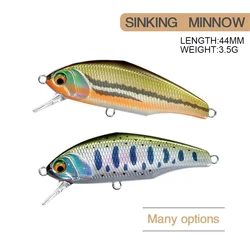 Smith Minnow hundimiento jerkbait señuelo para trucha