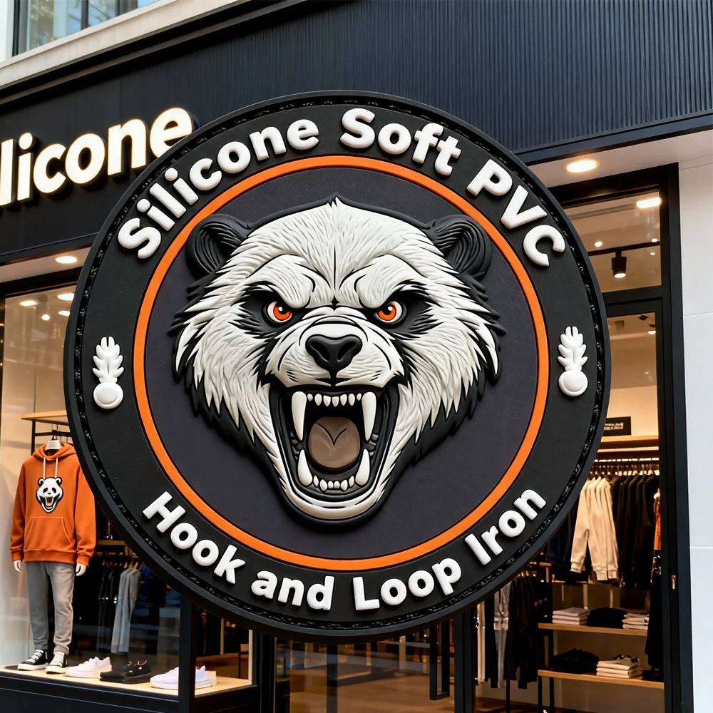 Parche de PVC suave para logotipo personalizado en gorra - imagen 4