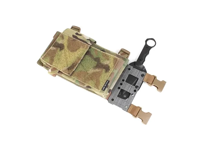 Parte frontal con enfoque MOLLE