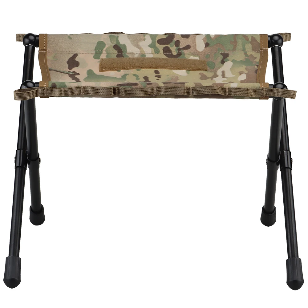 Taburete táctico camping plegable – Camuflaje forest para exterior - imagen 4