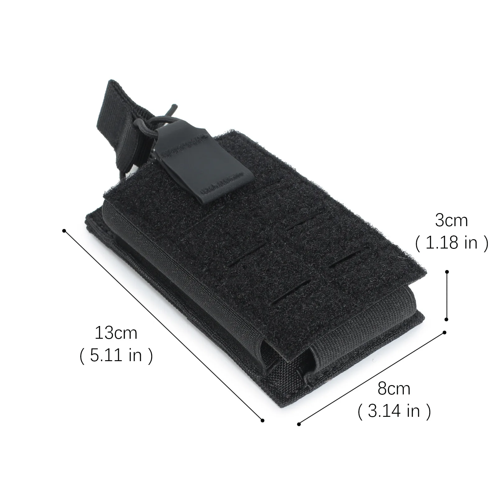 Porta cargador MOLLE abierto para rifle M4 M16 AR-15 5,56 mm - imagen 4